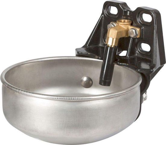 Kerbl - Eurofarm Ventieldrinkbak Rvs 5ltr - Zilver