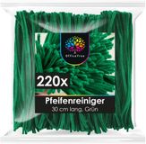 OfficeTree Pijpenragers 220-delig Groen - Chenille Draad 30 cm