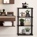 Furinno Multifunctionele plank met 4 niveaus, walnoot/bruin