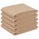 vidaXL Tafelkleed Ovaal Beige 160 x 220 cm