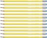 STABILO Pencil 160 Grafietpotlood HB Geel Gelakt met Gum - Doos 12 Stuks