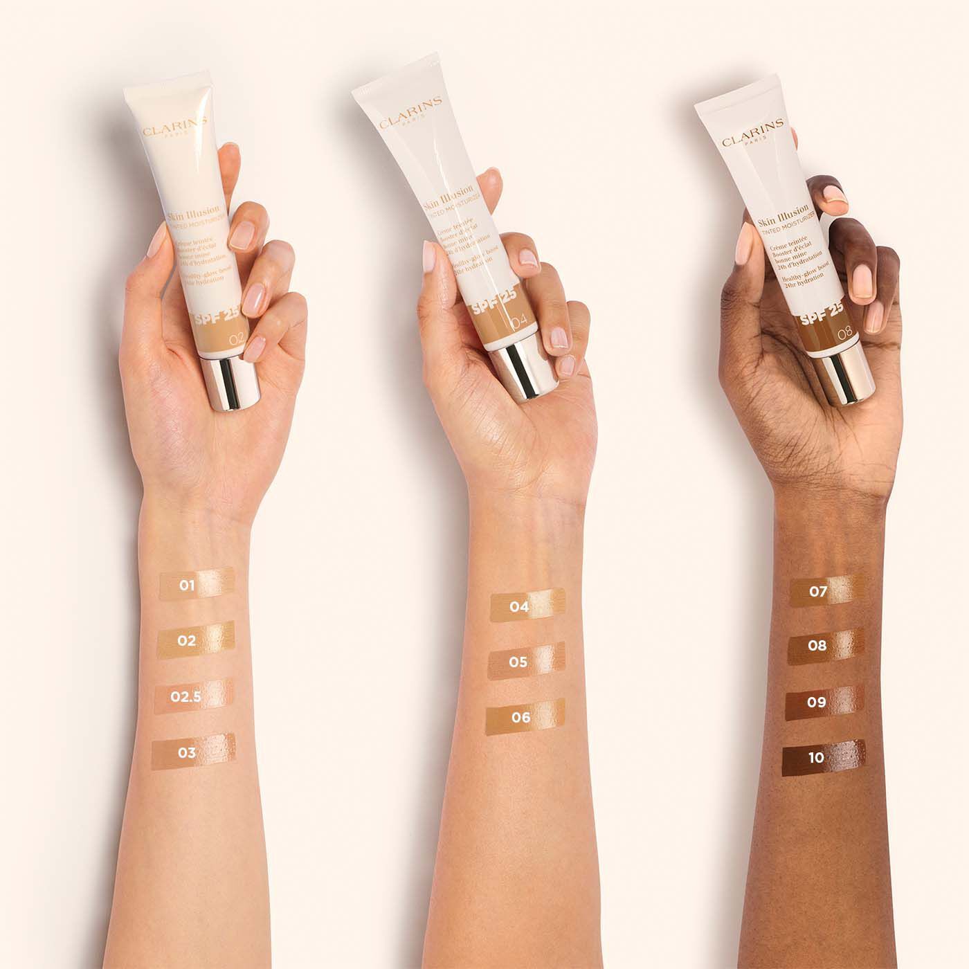 Clarins Skin Illusion Tinted Moisturizer SPF25 40 ml
