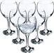 KADAX Verres à vin, verre à vin résistant au lave-vaisselle, set de verres haut de gamme et élégant pour vin rouge et blanc, verres à pied pour servir du vin et du champagne (6 x 260 ml, pour eau)
