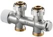 Oventrop Multiblock T raccord monotube, modèle traversant, 3/4" mâle x 3/4" femelle