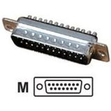 deXlan - Netwerkconnector - 15 pin D-Sub (DB-15) (M)