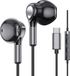 DrPhone Hi-Performance - USB-C Hoofdtelefoon + HiFi Audio Koptelefoon DAC - Oordopjes - Zwart