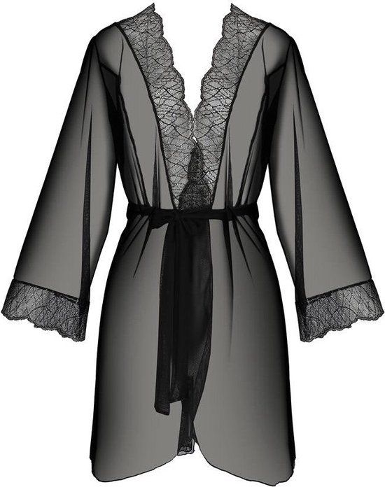 Passion PS Amberly Size Plus peignoir black
