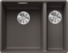 Blanco Silgranit spoelbak, 552x427 mm, spoelbak links, InFino, grijs