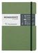 Clairefontaine 793433C Nomaddict (ex Age Bag) Genaaid Notitieboek Elastiek My.Essential Groen - A5 14,8x21 cm - 192 Pagina's Genummerd STIPPEN - Ivoorkleurig Papier 90 g - Omslag Karton