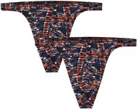 HOM G-String Malcom Zwart/Rood XXL