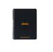 RHODIA 193439Cpack - Spiraalschrift Notebook Zwart - A5+ - Dot Stippen - Set van 5