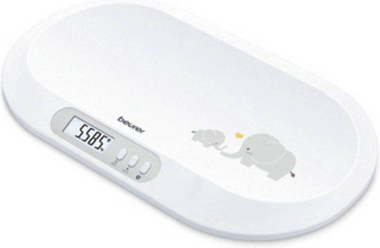 Beurer BY 90 Babyweegschaal - Bluetooth - 20 kg - LCD - Meetlint