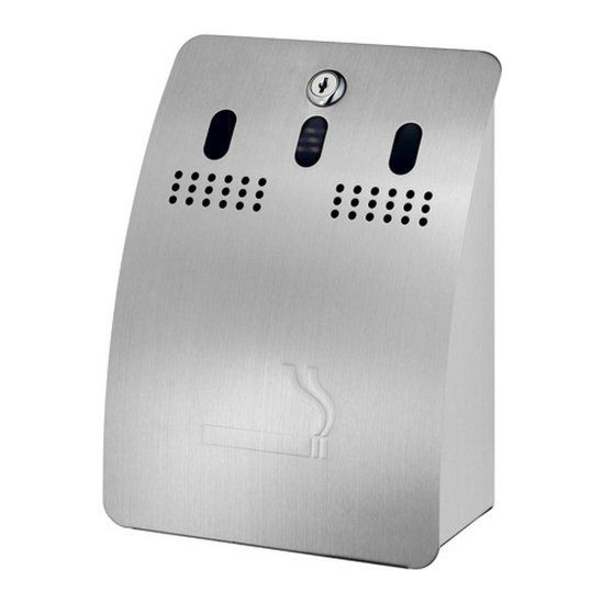 Dutch Bins Asbak RVS Vierkant Boxy Design - 8717775683995
