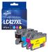 Brother Cartouches d'encre, set de 4, compatible avec Brother LC-427XL