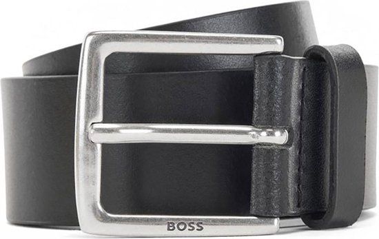BOSS Herenriem - Zwart - Maat 95 - Katoen - Broekriem