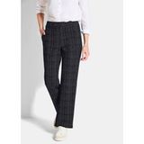 Goldner Jerseybroek Elegante zakelijke broek VERA in tweed