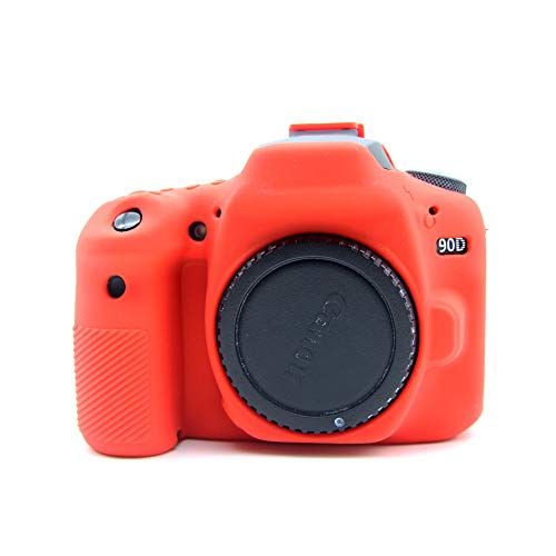 Zakao Beschermhoes voor Canon EOS 90D, zachte siliconen, licht, dun, rubber, beschermhoes voor digitale camera's