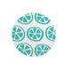 Questo Casa Ronde Digitally Printed Mouse Pad, Non-Slip Bottom, for Office and Home, Diameter: 22 cm
