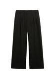 Superdry & Co Bandplooibroek antraciet / wit