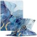 Fintie iPad Pro-hoes 13 inch M4 (2024) (modelnummer: A2925 / A2926 / A3007) met potloodhouder - Beschermhoes met 360 graden draaibare standaard en automatische slaap-/waakfunctie