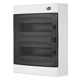 REV Verdeelkast - zekeringkast opbouw, schakelkast 2-rijen 24TE, 400V, 112x287x361mm, wit