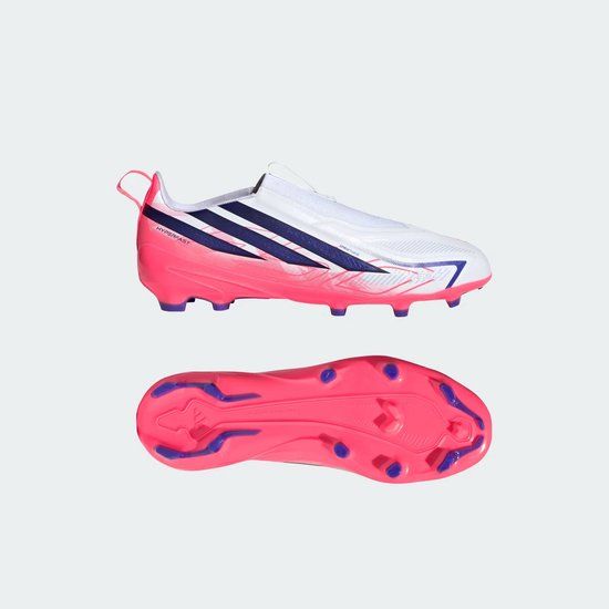ADIDAS - f50 hyperfast league ll fg j - Voetbal schoen firm ground jongens - Wit