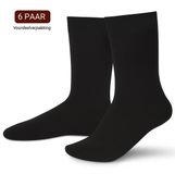 Sukats® 6 Paar Thermosokken - Maat 39-42 - Zwart
