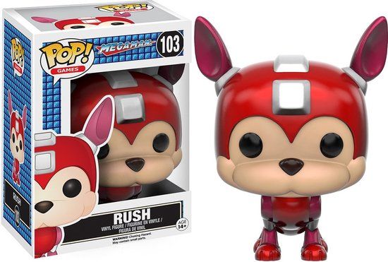 Funko Pop! Games: Mega Man - Rush Vinyl Figure