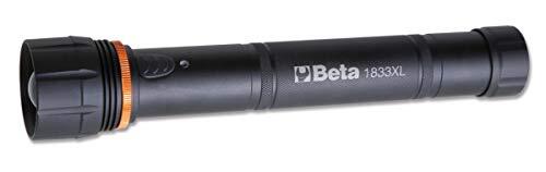 Beta 1833 XL professionele zaklamp, oplaadbaar, led-zaklamp met hoge helderheid, lange afstand, robuust geanodiseerd aluminium, tot 1500 lumen, maat XL