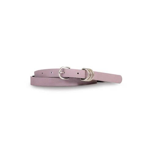 Expresso Suede Belt Lilac