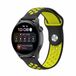 By Qubix - Sport Edition Siliconen bandje voor Garmin Venu 4 (45mm) - Zwart/Geel - 22mm