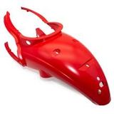 Piaggio achterbeplating rood compatibel met Aprilia Scarabeo 50 | Origineel onderdeel, OEM 1B005237000XRD geschikt voor Aprilia Scarabeo 50 Street 2T.