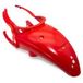Piaggio achterbeplating rood compatibel met Aprilia Scarabeo 50 | Origineel onderdeel, OEM 1B005237000XRD geschikt voor Aprilia Scarabeo 50 Street 2T.