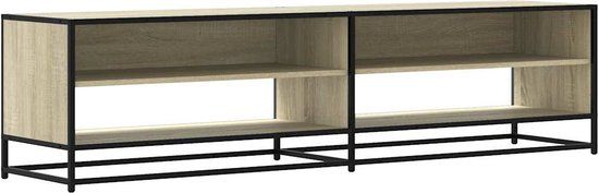 vidaXL Tv-meubel 180,5x40x46 cm bewerkt hout sonoma eikenkleurig