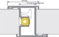 Alprokon Prefab deurnaald uitvoering 1200 - bin-bui 220cm