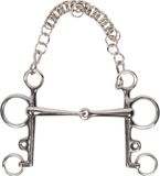 Pagony Pelham bride à simple brisure inox 12,5 cm