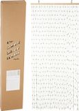 H&S Collection Deurgordijn bamboe 90x200 cm meerkleurig