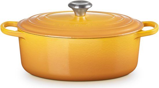 Le Creuset Signature Braadpan - Ovaal - 29 cm - 4.7 Liter - Nectar - Geel