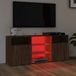 Prolenta Maison Exclusive - TV-meubel met LED-verlichting, bruin, eikenlook, 120x30x50 cm