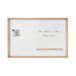 Bi-Office Inversa Magnetisch whiteboard, droog uitwisbaar, gelakt stalen oppervlak, houten grenen frame, 60 x 45 cm