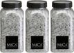 Mica Decorations decoratie stenen / granulaat - 3x - 650 ml - 1-2 mm - spiegel glas - siergrind