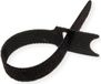 VALUE Klittenband met lus, 20 stuks, 20mm, zwart, 15 cm