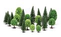 Hornby R7201 Hobby' gemengde loof- en sparrenboommodelspoorwegen, OO-spoormat, modeltreinaccessoires voor het toevoegen van landschap, diorama's, bos, gebouwen en meer, modelbouwsets - schaal 1:76