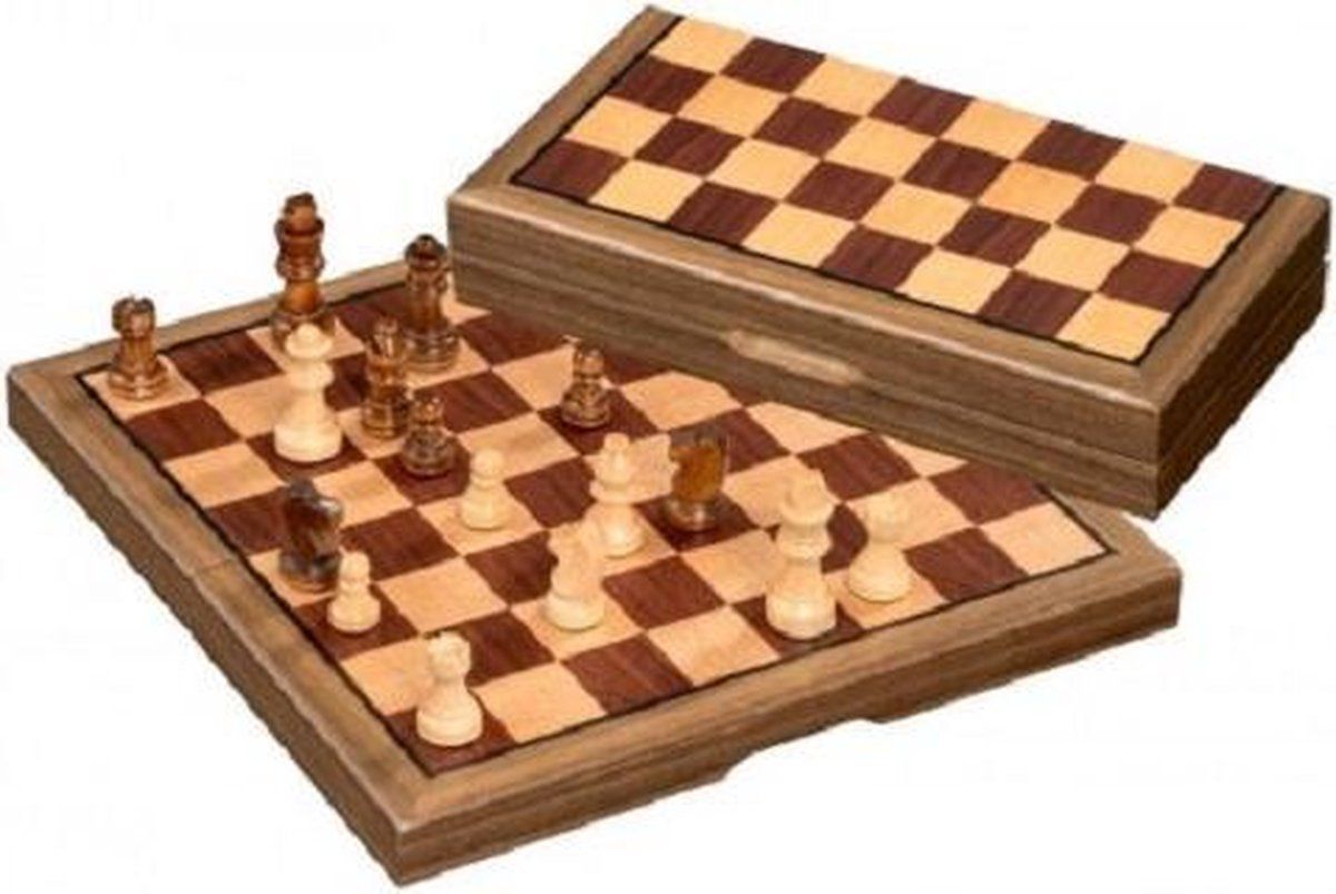Philos Schaak Cassette - Hout - 4014156026278