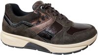 Gabor Merhottein BV Gabor 0106.03.006 Sneakers Bruin met Brons Leer, Lak en Nubuck Dames