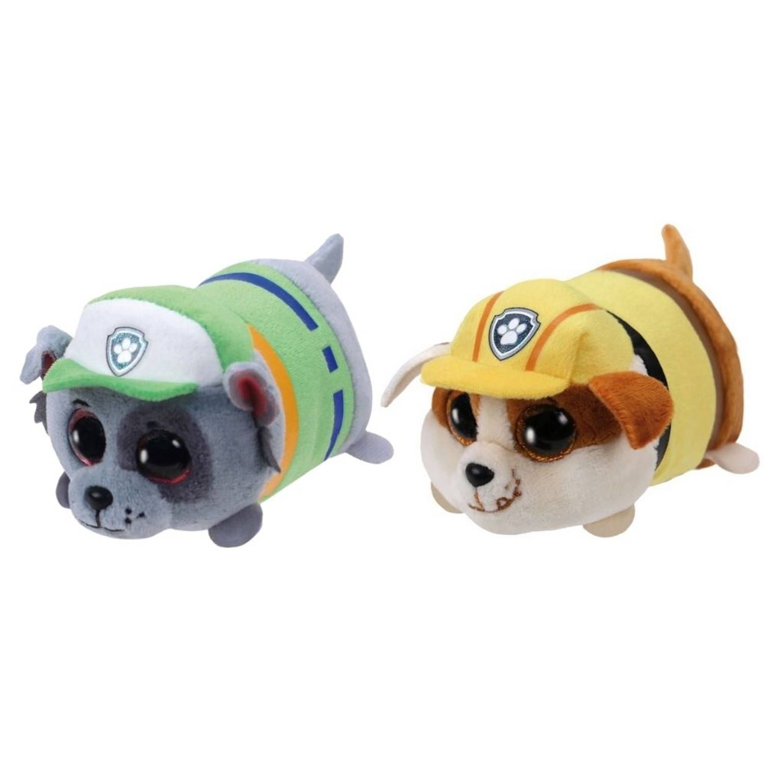 TY - Knuffel - Teeny Paw Patrol - Rocky & Rubble - Meerkleurig