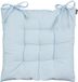 Mica Decorations stoelkussen Paddy matras - lichtblauw - 46 x 46 x 7 cm