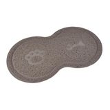 SONDEY Paris Maaltijdmat voor honden en katten, dubbel, 46 cm, taupe