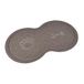 SONDEY Paris Maaltijdmat voor honden en katten, dubbel, 46 cm, taupe