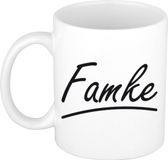 Bellatio Decorations Famke Naam Koffiemok